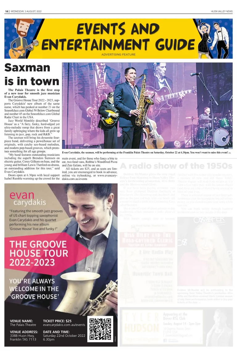 press-clip-huon-valley-news -august-2022